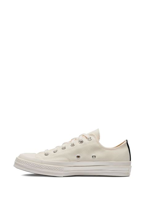 chuck 70 single heart low sneakers white COMME DES GARÇONS PLAY X CONVERSE | AZ-K128-0012